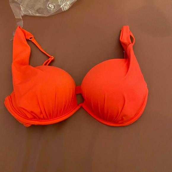 Venus vibrant orange bikini top NEW adjustable Padded 36c  34d. 32dd - Picture 4 of 10